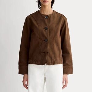 Everlane Brand New (NWT) the Denim Barrel Jacket - Cocoa